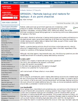 Remote Backup and Restore for Laptops: A 6-point checklist article thumbnail