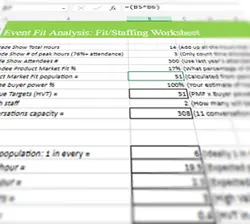 Tradeshow calculator icon